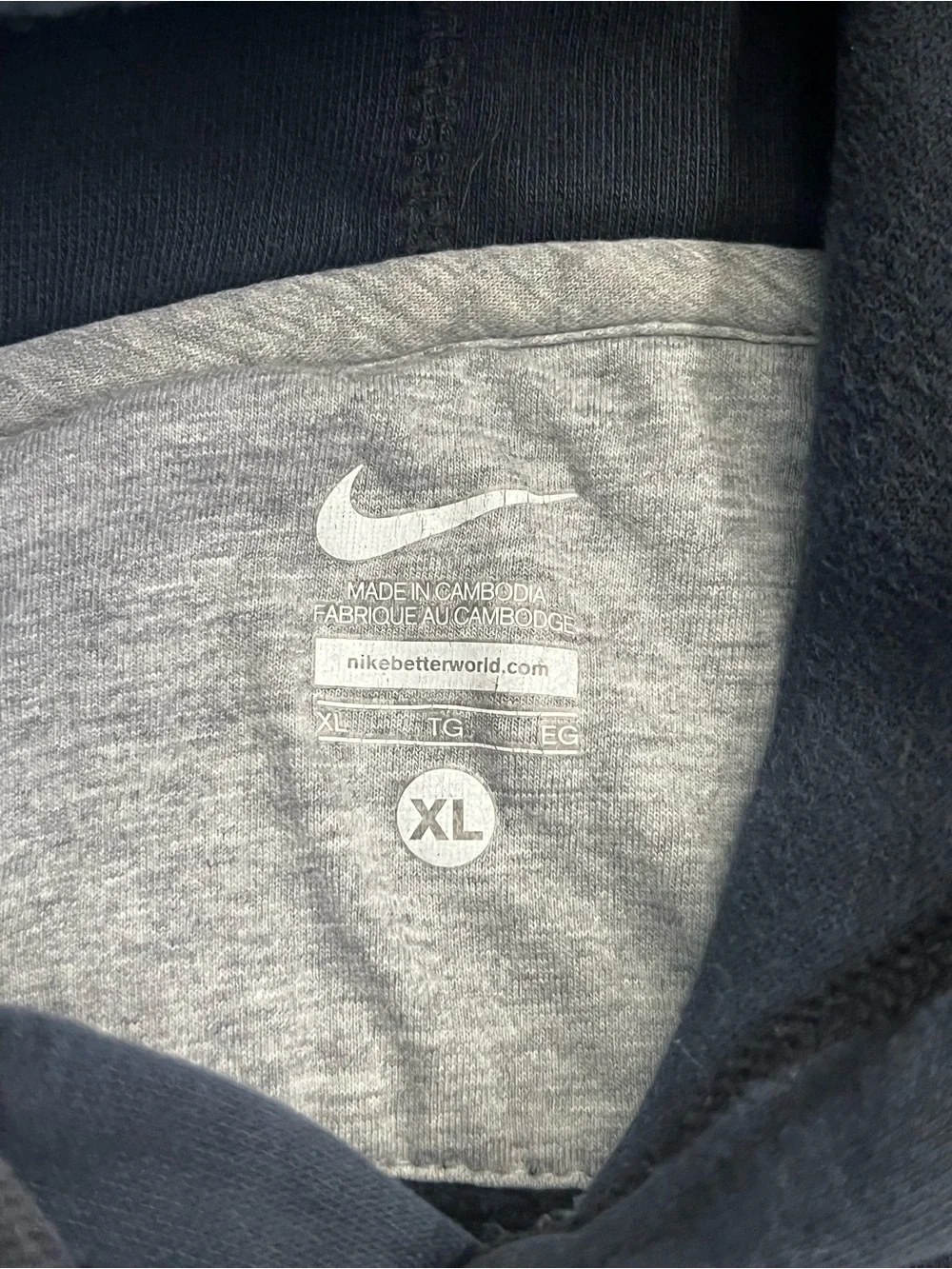 Nike Men’s Hoodie, Black, XL